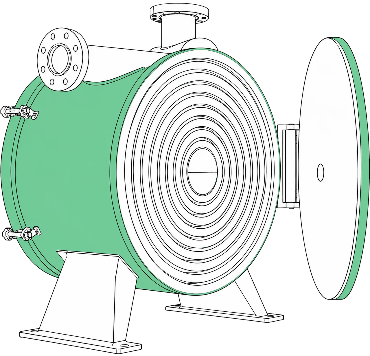 Spiral Heat Exchanger Type 1